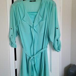 Papaya Medium, Dress or Top, Seafoam